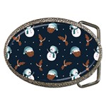 Santa Snowman Belt Buckles