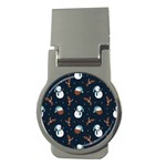 Santa Snowman Money Clips (Round) 