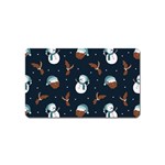 Santa Snowman Magnet (Name Card)