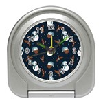 Santa Snowman Travel Alarm Clock