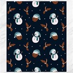 Santa Snowman Canvas 8  x 10 