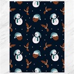 Santa Snowman Canvas 18  x 24 