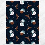 Santa Snowman Canvas 36  x 48 