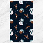 Santa Snowman Canvas 40  x 72 