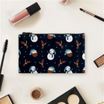 Santa Snowman Cosmetic Bag (Small)