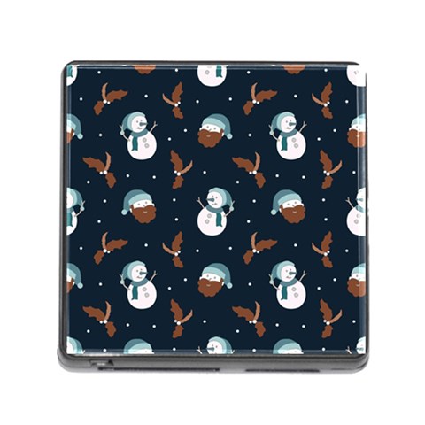 Santa Snowman Memory Card Reader (Square 5 Slot) from ArtsNow.com Front