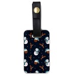 Santa Snowman Luggage Tag (one side)