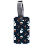 Santa Snowman Luggage Tag (two sides)