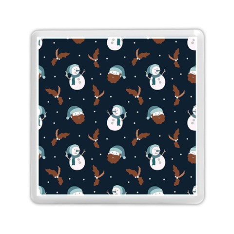 Santa Snowman Memory Card Reader (Square) from ArtsNow.com Front