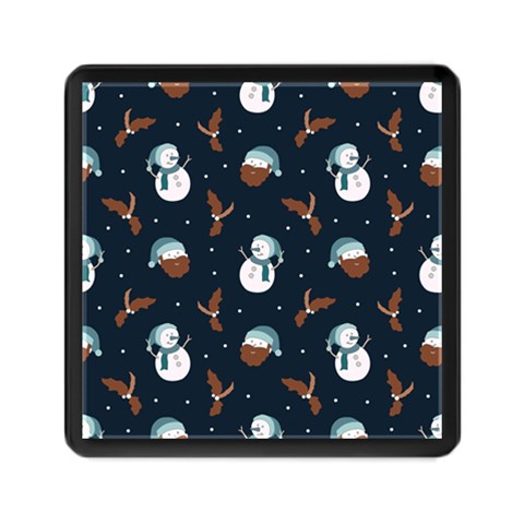 Santa Snowman Memory Card Reader (Square) from ArtsNow.com Front