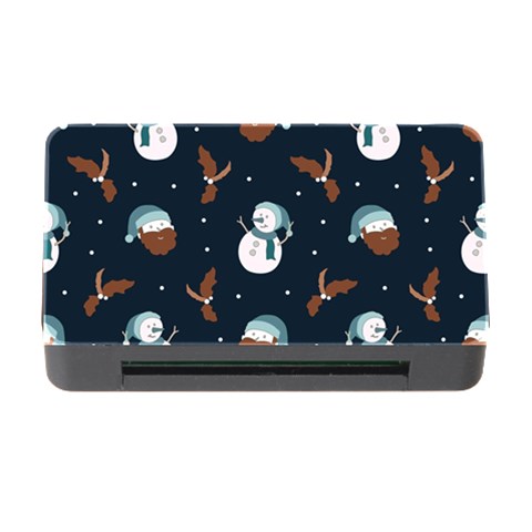 Santa Snowman Memory Card Reader with CF from ArtsNow.com Front