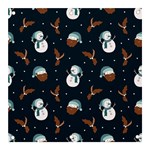 Santa Snowman Banner and Sign 3  x 3 