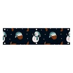 Santa Snowman Banner and Sign 4  x 1 