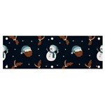 Santa Snowman Banner and Sign 6  x 2 