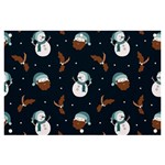 Santa Snowman Banner and Sign 6  x 4 