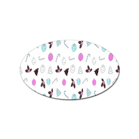 It`s Christmas Outside!   Sticker (Oval) from ArtsNow.com Front