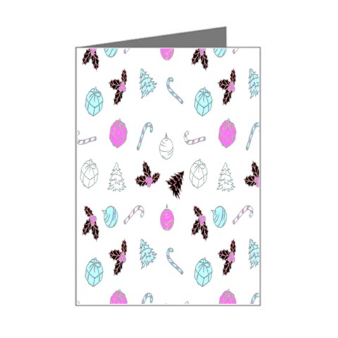 It`s Christmas Outside!   Mini Greeting Card from ArtsNow.com Left