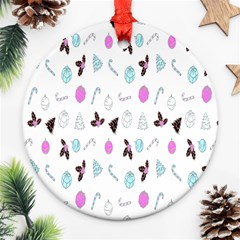 It`s Christmas Outside!   Round Ornament (Two Sides) from ArtsNow.com Back