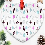 It`s Christmas Outside!   Heart Ornament (Two Sides)