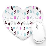 It`s Christmas Outside!   Heart Mousepad