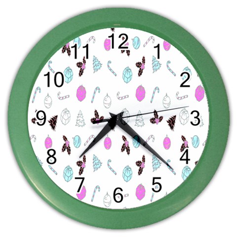 It`s Christmas Outside!   Color Wall Clock from ArtsNow.com Front