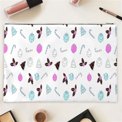 It`s Christmas Outside!   Cosmetic Bag (XXL) from ArtsNow.com Back