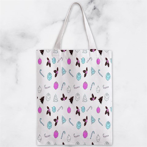It`s Christmas Outside!   Zipper Classic Tote Bag from ArtsNow.com Front