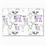 Cute Deers  Postcard 4 x 6  (Pkg of 10)