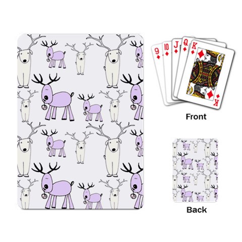 Cute Deers  Playing Cards Single Design (Rectangle) from ArtsNow.com Back