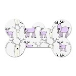 Cute Deers  Dog Tag Bone (Two Sides)