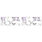 Cute Deers  Small Premium Plush Fleece Scarf