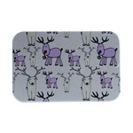 Cute Deers  Open Lid Metal Box (Silver)  