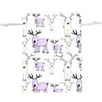 Cute Deers  Lightweight Drawstring Pouch (XL)