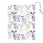Cute Deers  Drawstring Pouch (4XL)