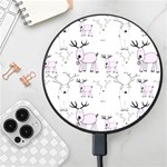 Cute Deers  Wireless Fast Charger(Black)