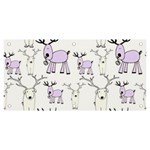 Cute Deers  Banner and Sign 6  x 3 