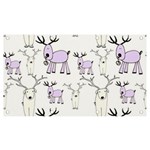 Cute Deers  Banner and Sign 7  x 4 