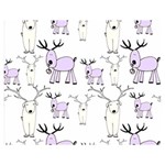 Cute Deers  Premium Plush Fleece Blanket (Medium)