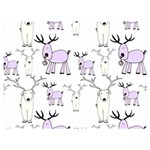 Cute Deers  Premium Plush Fleece Blanket (Extra Small)