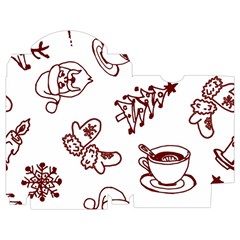 Red And White Christmas Breakfast  Playing Cards Single Design (Rectangle) with Custom Box from ArtsNow.com Poker Box