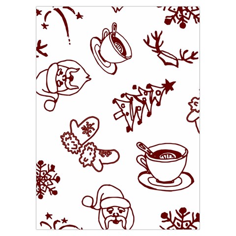 Red And White Christmas Breakfast  Playing Cards Single Design (Rectangle) with Custom Box from ArtsNow.com Card