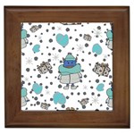 Little Cow Christmas  Framed Tile