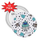 Little Cow Christmas  2.25  Buttons (10 pack) 