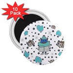 Little Cow Christmas  2.25  Magnets (10 pack) 