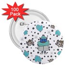 Little Cow Christmas  2.25  Buttons (100 pack) 