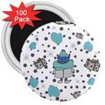 Little Cow Christmas  3  Magnets (100 pack)