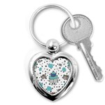Little Cow Christmas  Key Chain (Heart)