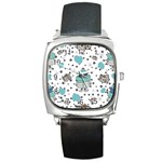 Little Cow Christmas  Square Metal Watch