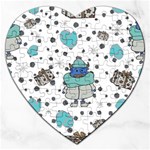 Little Cow Christmas  Jigsaw Puzzle (Heart)