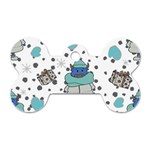 Little Cow Christmas  Dog Tag Bone (Two Sides)